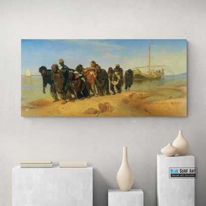 Barge Haulers on the Volga by Ilya Repin