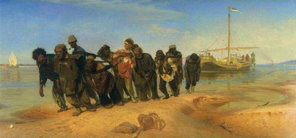 Barge Haulers on the Volga by Ilya Repin