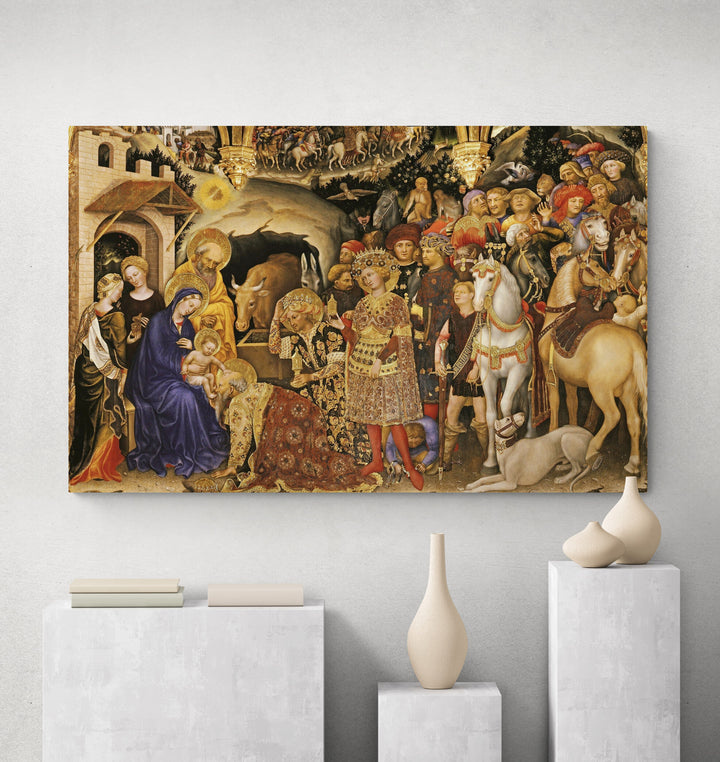 Adoration Of The Magi by Gentile da Fabriano by Blue Surf Art