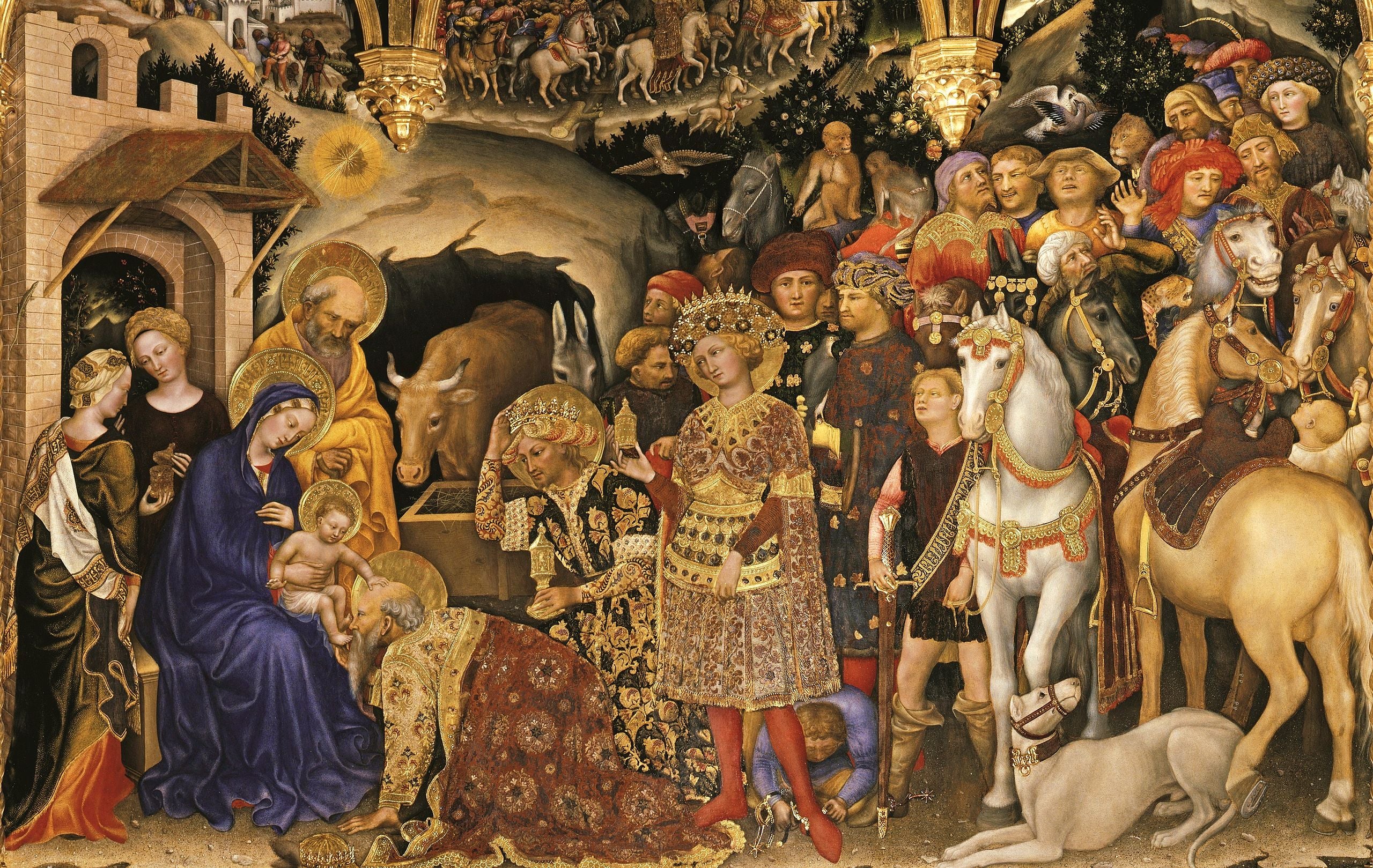 Adoration Of The Magi by Gentile da Fabriano