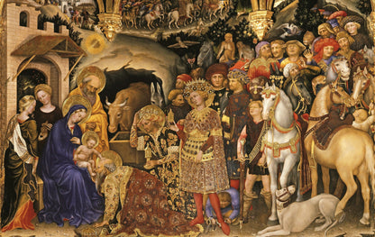 Adoration Of The Magi by Gentile da Fabriano
