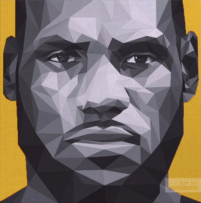 Basketball player Lebron James Wall Art Painting for Sale Original Handmade Art