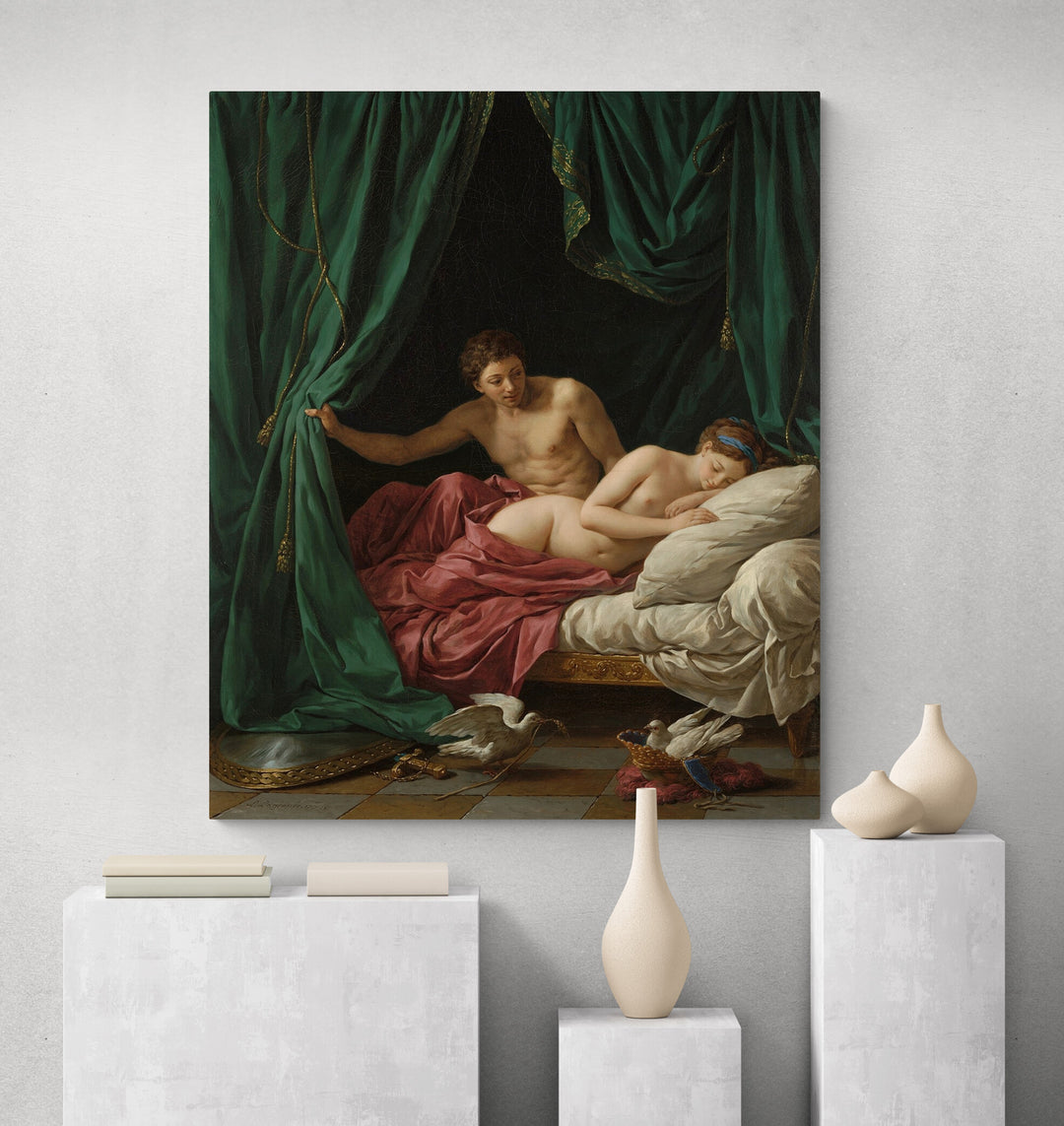 Mars And Venus Allegory Of Peace by Louis-Jean-François Lagrenée