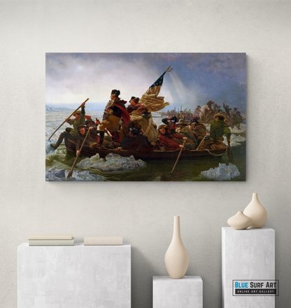 Washington Crossing the Delaware by Emanuel Leutze, Washington Crossing the Delaware by Emanuel Leutze wall art, Washington Crossing the Delaware by Emanuel Leutze reproduction,