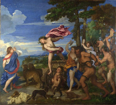 Bacchus and Ariadne by Titian (Tiziano Vecellio)