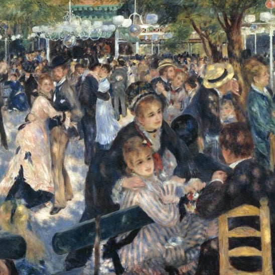 "Dance at Moulin de la Galette" by Pierre-Auguste Renoir