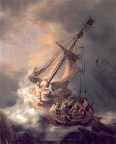 The Storm on the Sea of Galilee by Rembrandt Harmenszoon van Rijn