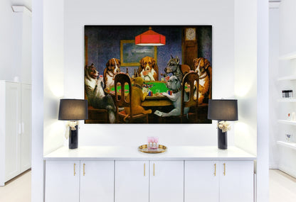 A Friend in Need (Dogs playing poker series)