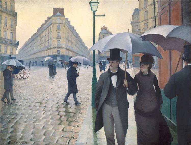 Paris, a Rainy Day by Gustave Caillebotte