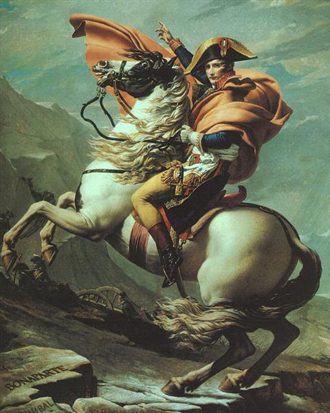 Napoleon Crossing the Alps at the St Bernard Pass, 20th May 1800