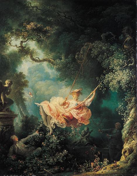 The Swing by Jean-Honoré Fragonard