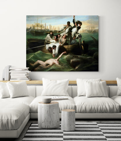 Watson and the Shark by John Singleton Copley in Living room