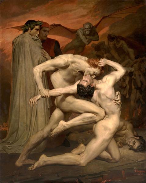 Dante and Virgil by William Bouguereau