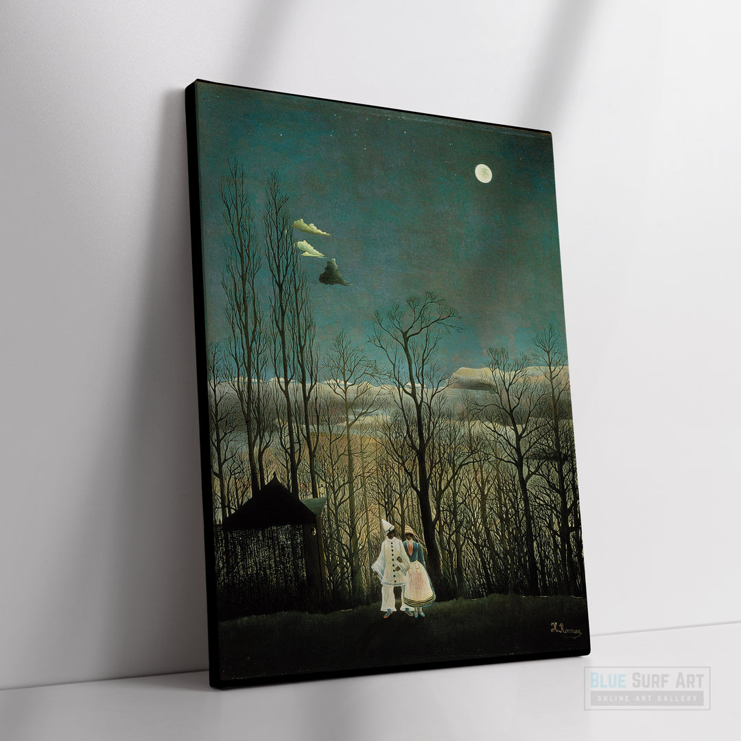 A Carnival Evening, 1886 by Henri Rousseau. 100% Handmade Reproduction-3