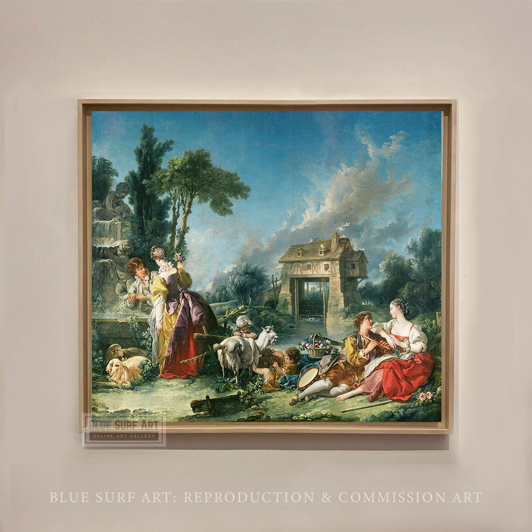 The Fountain of Love by Francois Boucher Handmade Reproduction 