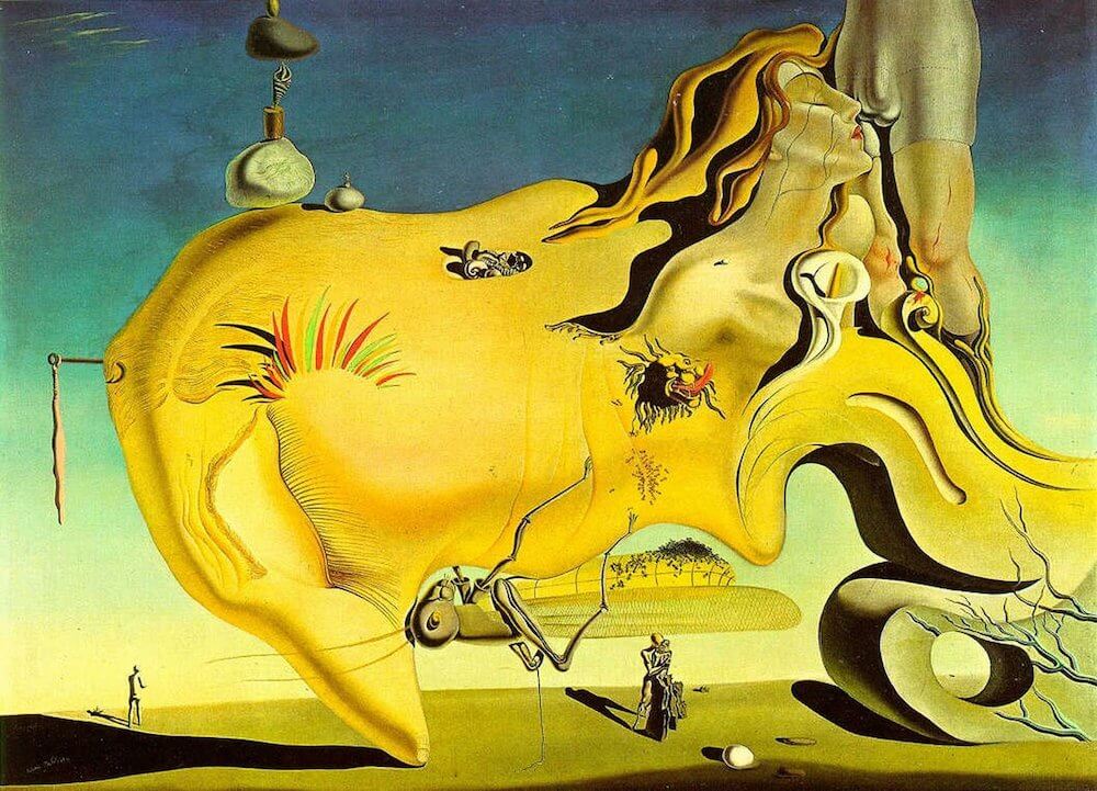 A Bar at the Folies-Bergere by Salvador Dalí Reproduction for Sale - Blue Surf Art