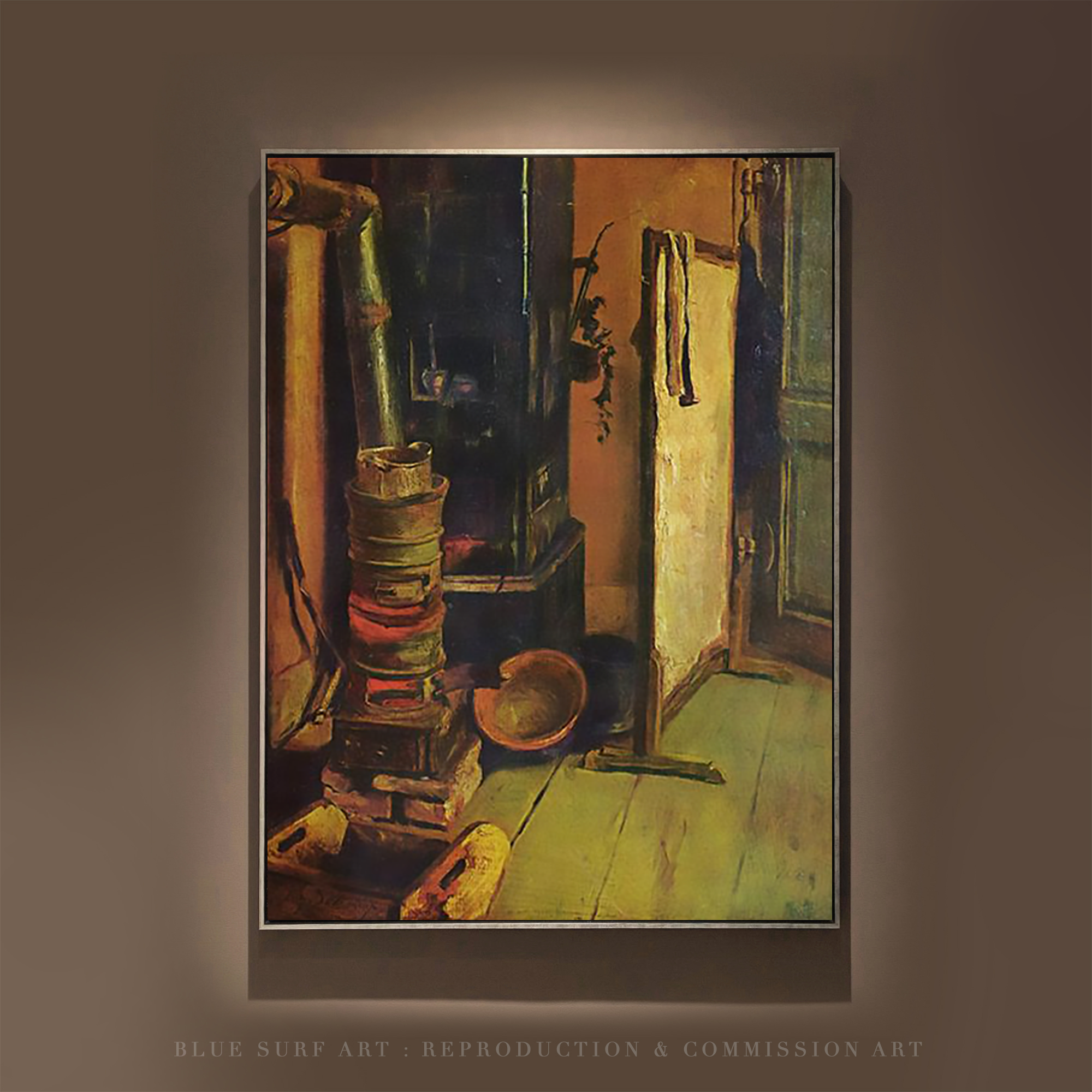 A corner of the studio by Eugène Delacroix Reproduction Painting by Blue Surf Art