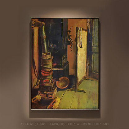 A corner of the studio by Eugène Delacroix Reproduction Painting by Blue Surf Art