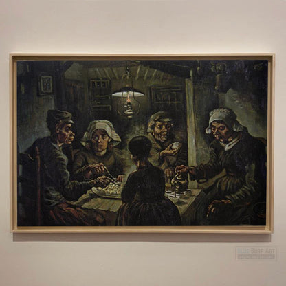 The Potato Eaters by Vincent van Gogh - Blue Surf Art