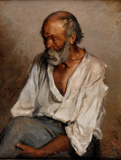 The old fisherman by Pablo Picasso. Picasso artworks, Picasso wall art, Picasso canvas art, Picasso reproduction for sale, Picasso oil painting on canvas, Blue Surf Art