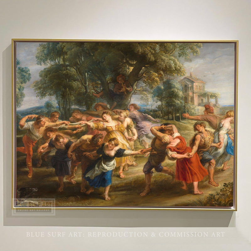 A Peasant Dance by Peter Paul Rubens Reproduction for Sale by Blue Surf Art