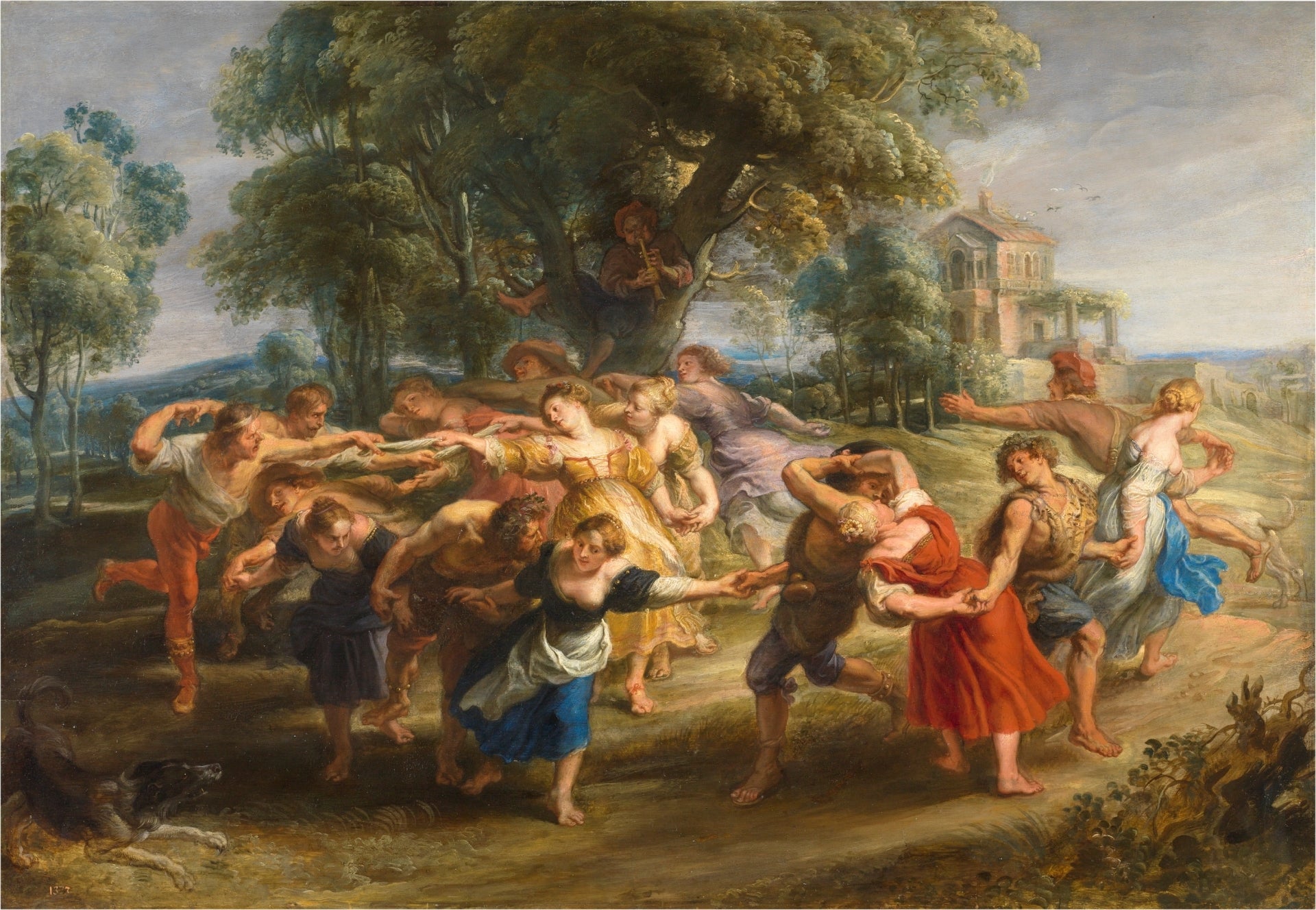 A Peasant Dance by Peter Paul Rubens Reproduction for Sale by Blue Surf Art