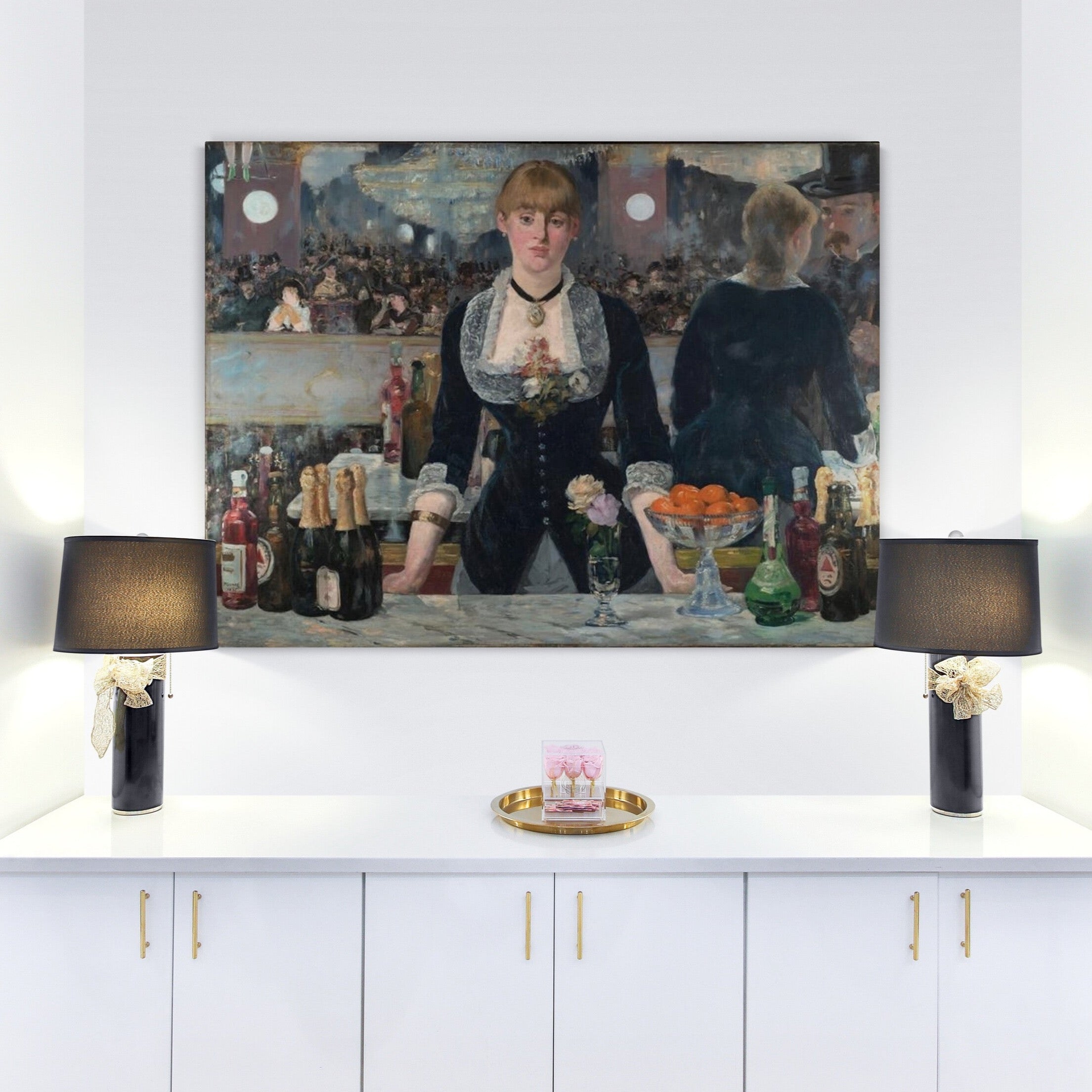 A Bar at the Folies-Bergere by Edouard Manet Reproduction