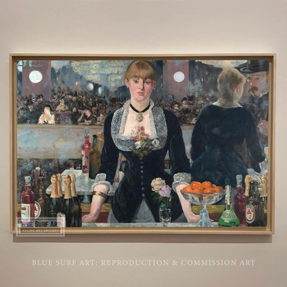 A Bar at the Folies-Bergere by Edouard Manet Reproduction