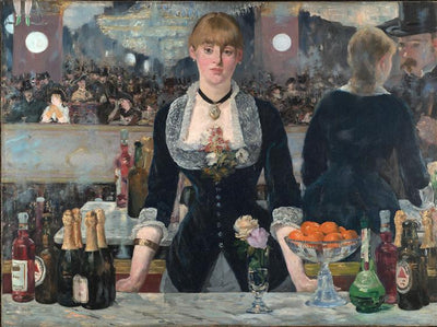 A Bar at the Folies-Bergere by Edouard Manet  I  Blue Surf Art