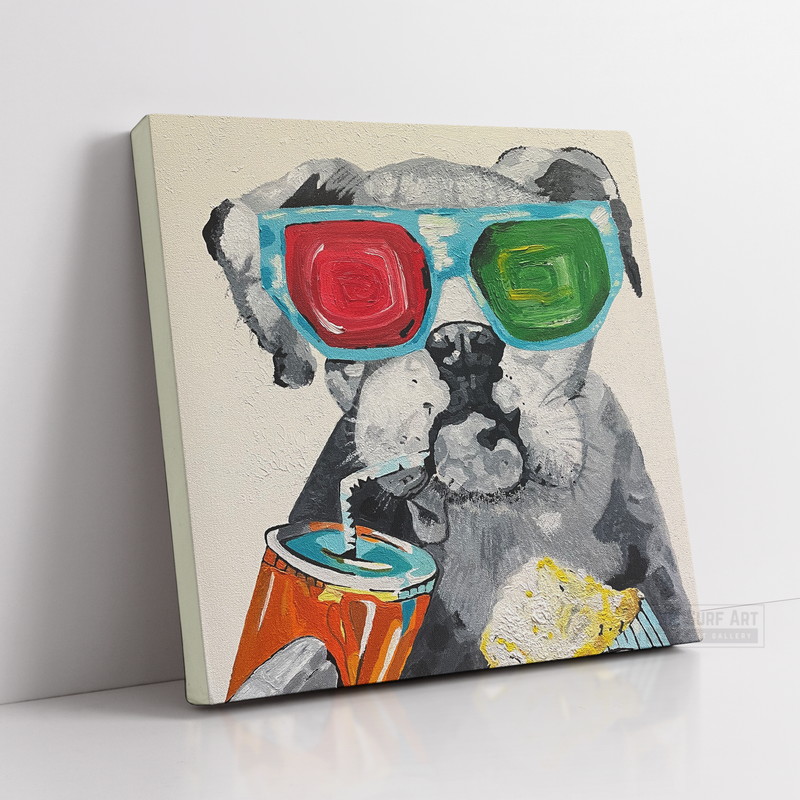 Frog Monkey and Puppy Wall Art Set