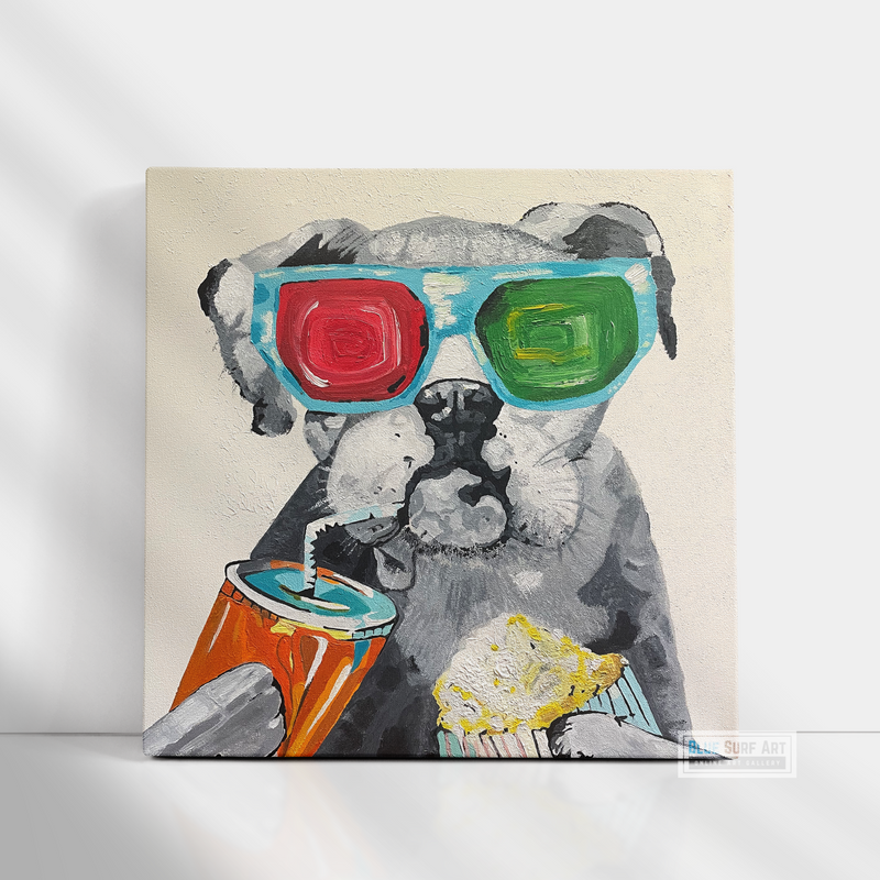 Frog Monkey and Puppy Wall Art Set