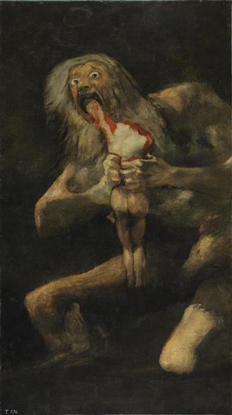 Saturn Devouring One of His Sons by Francisco Goya
