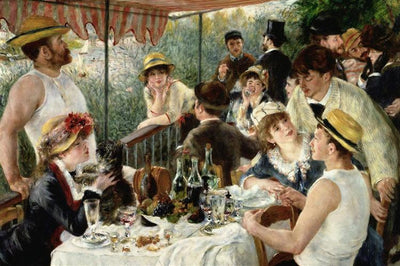 "Luncheon of the Boating Party" by Pierre-Auguste Renoir