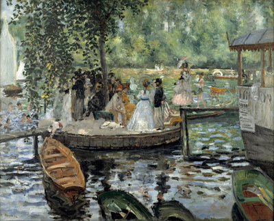 La Grenouillère by Pierre-Auguste Renoir Reproduction for Sale by Blue Surf Art