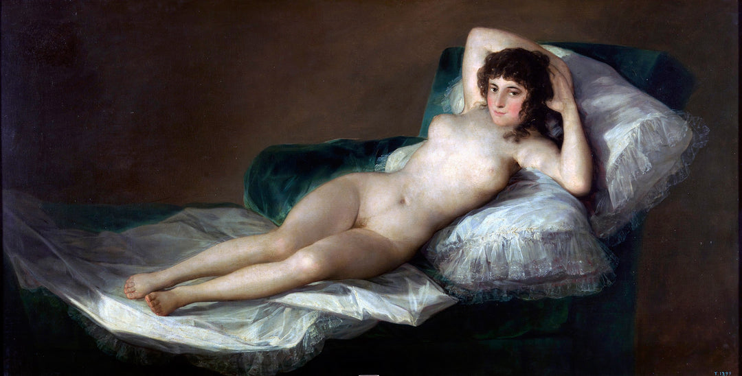The Nude Maja by Francisco Goya Reproduction Original Oil on Canvas by Blue Surf Art