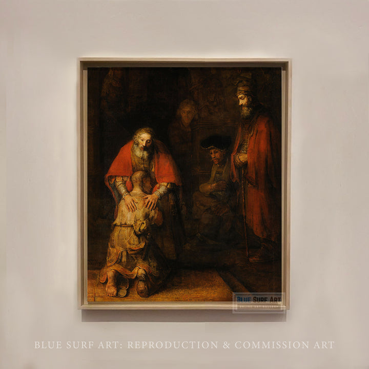 The Return of the Prodigal Son by Rembrandt Reproduction for Sale