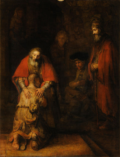 The Return of the Prodigal Son by Rembrandt Reproduction for Sale 