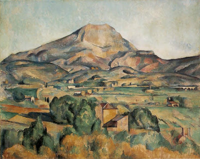 Mont Sainte-Victoire seen from Bellevue byPaul Cézanne Reproduction for Sale - Blue Surf Art