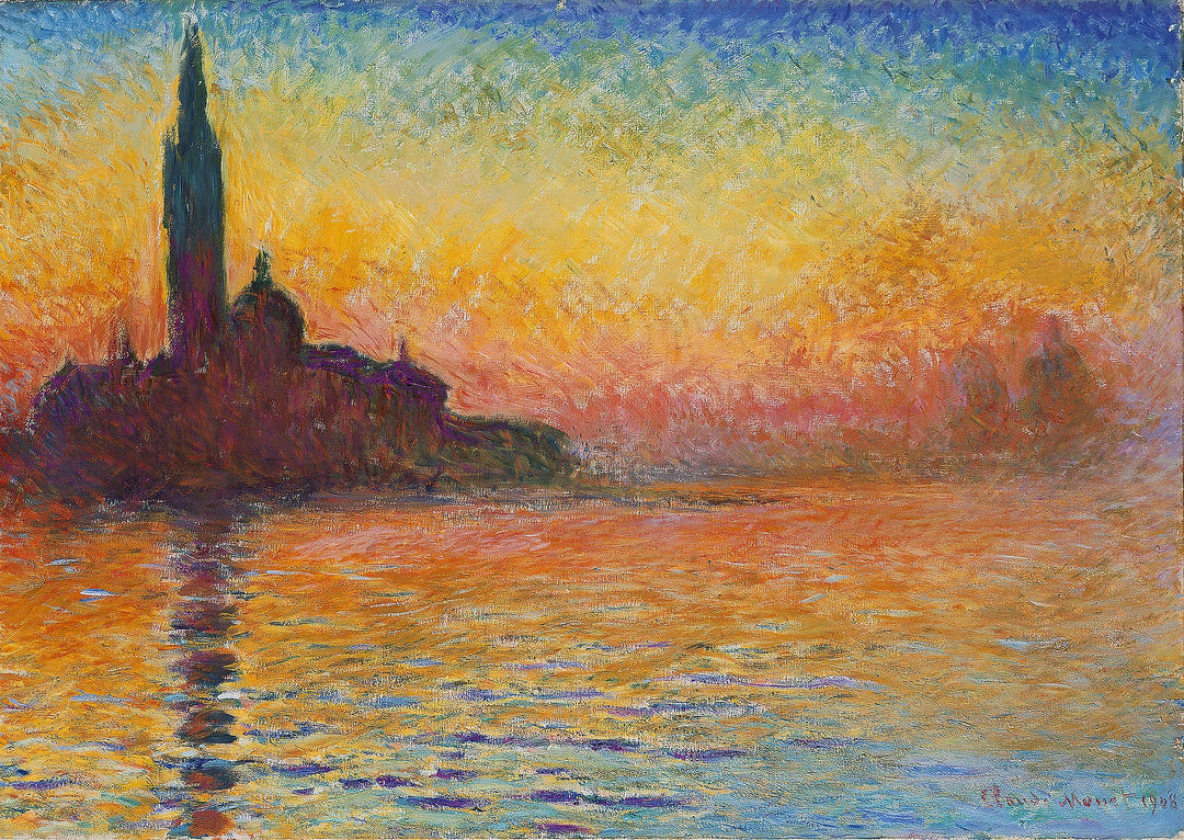 San Giorgio Maggiore - Twilight  by Claude Monet