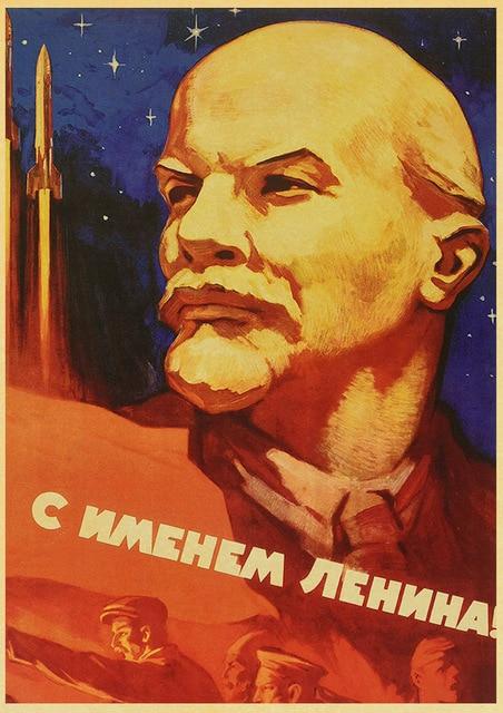Vintage Russian Propaganda with an Elderly Man Poster Art