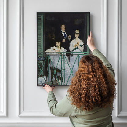 The Balcony by Edouard Manet. Edouard Manet, Reproduction Oil on Canvas. Manet artworks, Manet reproduction, Manet famous work, manet painting, manet print, manet poster, manet fans art, manet gift art, Edouard Manet masterpiece