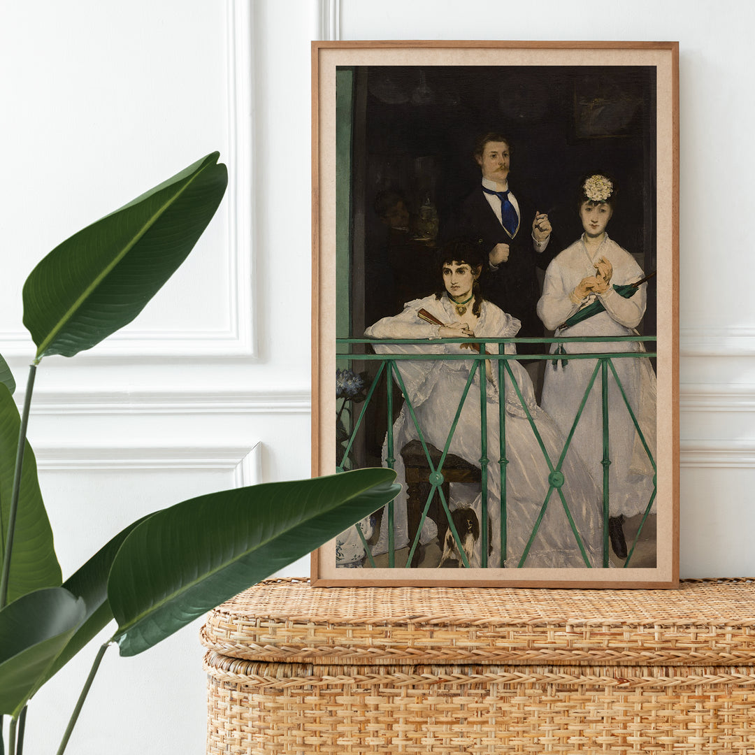 The Balcony by Edouard Manet. Edouard Manet, Reproduction Oil on Canvas. Manet artworks, Manet reproduction, Manet famous work, manet painting, manet print, manet poster, manet fans art, manet gift art, Edouard Manet masterpiece