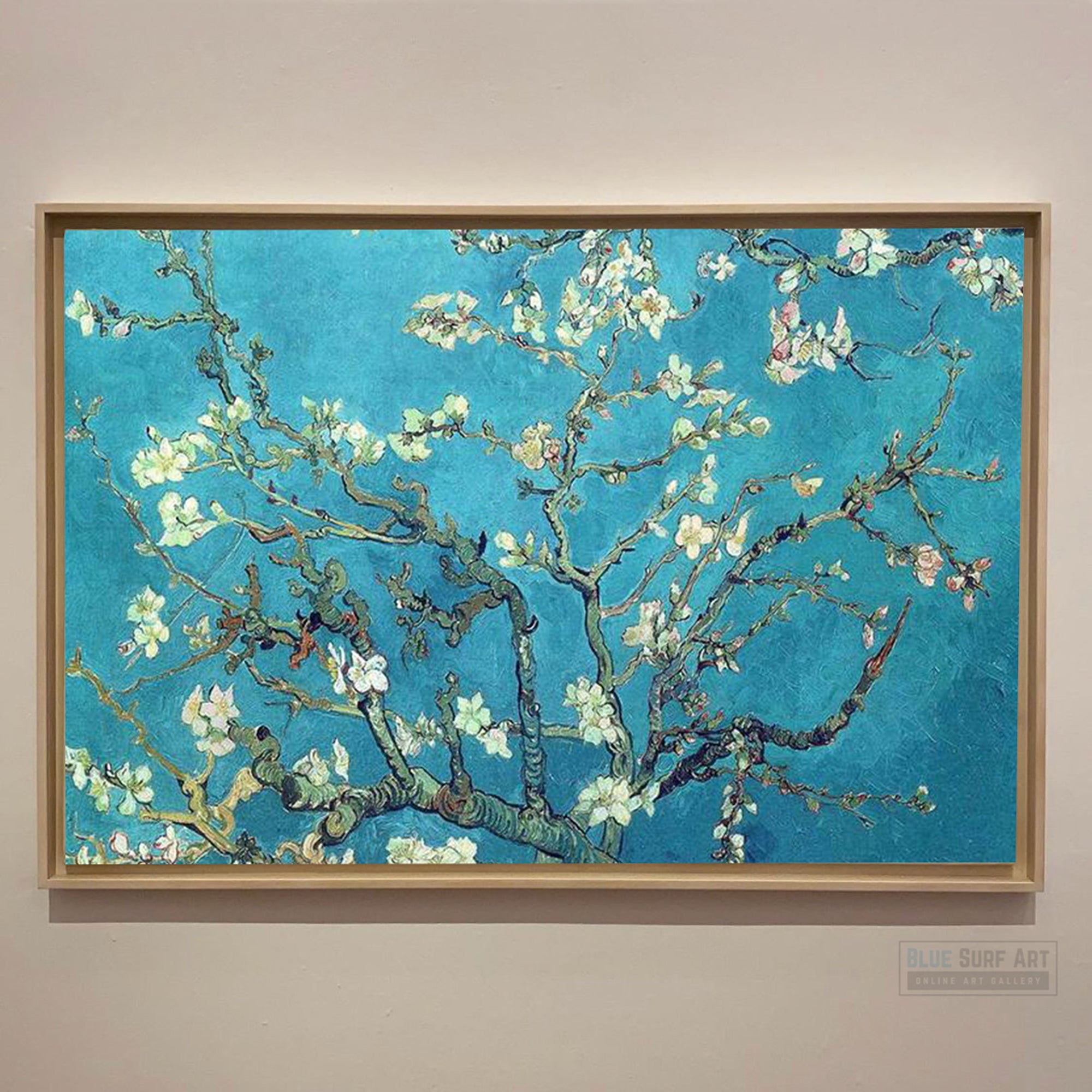Branches of Almond tree in Bloom. Saint-Remy by Vincent Van Gogh