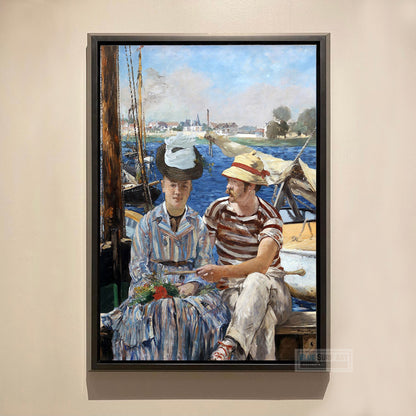 Argenteuil (Manet) by Edouard Manet, Reproduction Oil on Canvas. Edouard Manet, Reproduction Oil on Canvas. Manet artworks, Manet reproduction, Manet famous work, manet painting, manet print, manet poster, manet fans art, manet gift art, Edouard Manet masterpiece