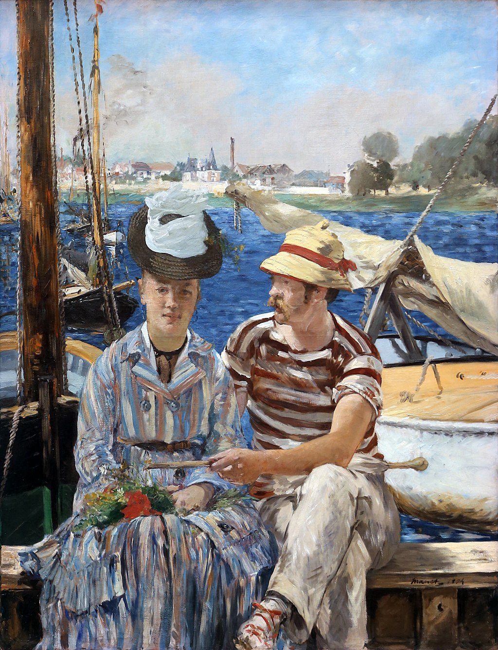 Argenteuil (Manet) by Edouard Manet, Reproduction Oil on Canvas. Edouard Manet, Reproduction Oil on Canvas. Manet artworks, Manet reproduction, Manet famous work, manet painting, manet print, manet poster, manet fans art, manet gift art, Edouard Manet masterpiece