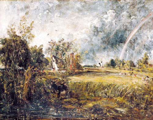 Cottage at East Bergholt by John Constable Reproduction Painting for Sale -  Blue Surf Art
