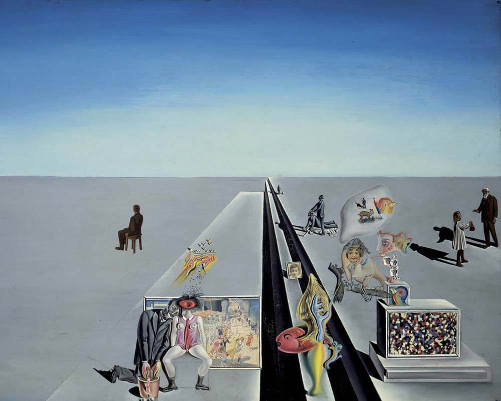 The First Days of Spring, 1929 by Salvador Dalí Reproduction for Sale - Blue Surf Art
