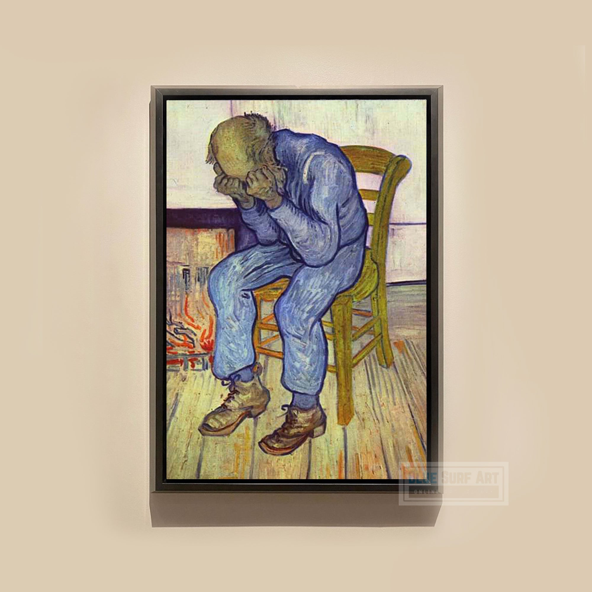 At Eternity's Gate, 1890 painting by Vincent Van Gogh - Blue Surf Art