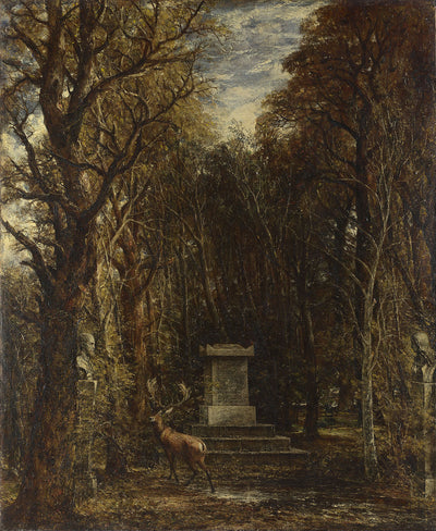 Cenotaph to the Memory of Sir Joshua Reynolds by John Constable Reproduction Painting for Sale - Blue Surf Art