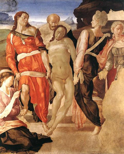 The Entombment by Michelangelo Reproduction for Sale by Blue Surf Art